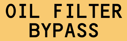 Amber OIL FILTER BYPASS light